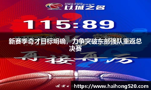 新赛季奇才目标明确，力争突破东部强队重返总决赛