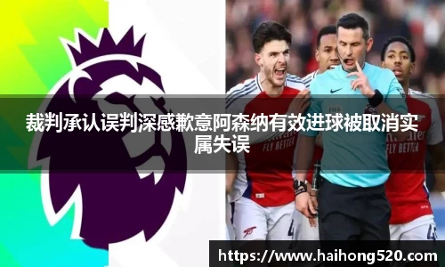 裁判承认误判深感歉意阿森纳有效进球被取消实属失误